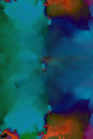 抽象 印花 数码 油画 肌理 风格印花华亿平台图片