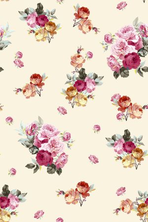 田园风印花华亿平台图片