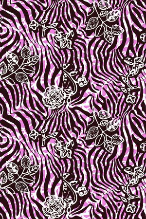 田园清新风格印花华亿平台图片