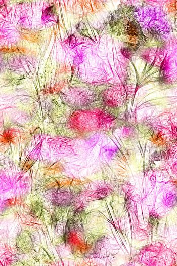 574640-创意抽象水彩花拼接华亿平台 