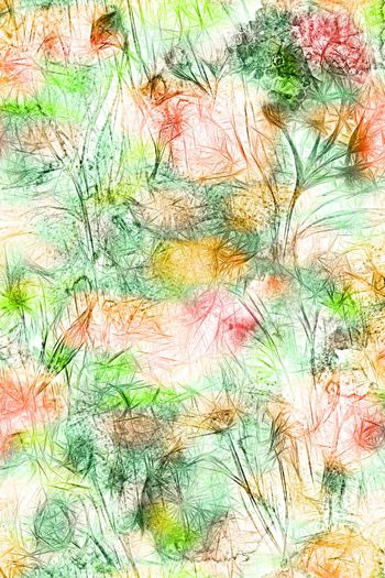 574641-创意抽象水彩花拼接华亿平台 