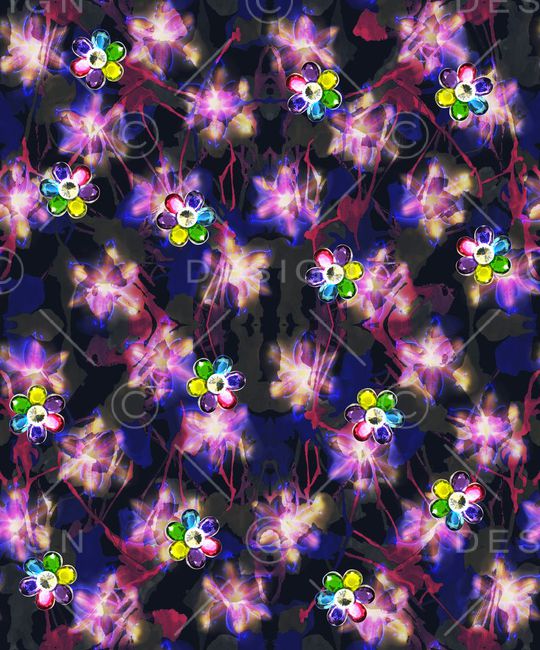 迷幻 神秘 未来感印花华亿平台图片