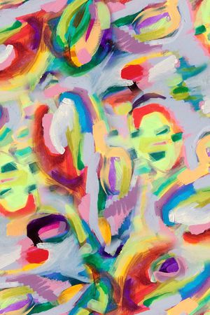 油画绘画色彩印花华亿平台图片