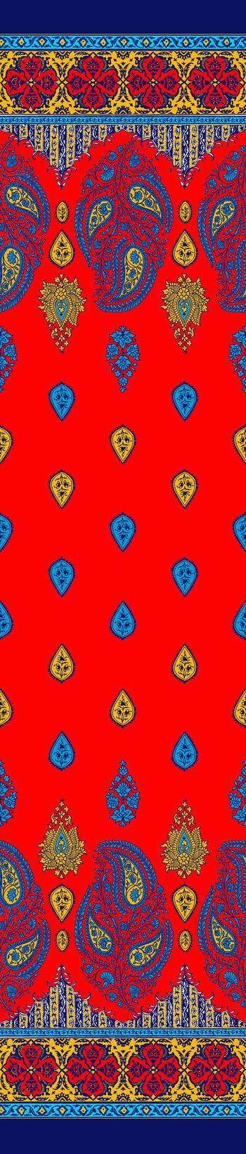 574904-中东双边定位裙边花设计