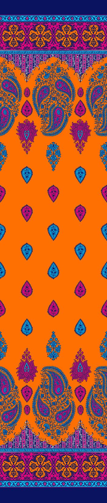 574908-中东双边定位裙边花设计