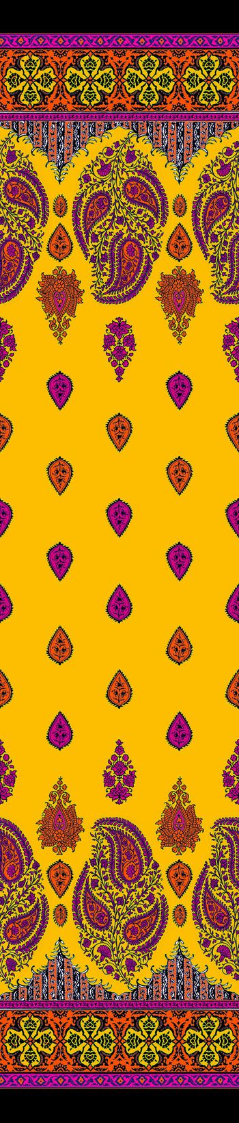 574910-中东双边定位裙边花设计