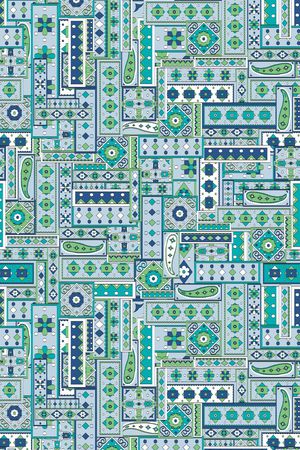 几何印花华亿平台图片