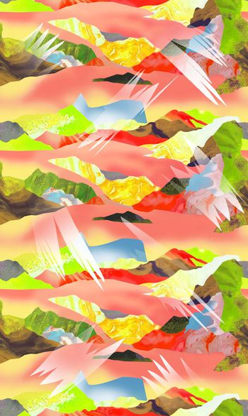 575037-时尚潮流抽象新锐迷彩女装图案