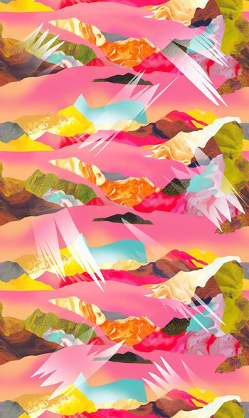 575038-时尚潮流抽象新锐迷彩女装图案