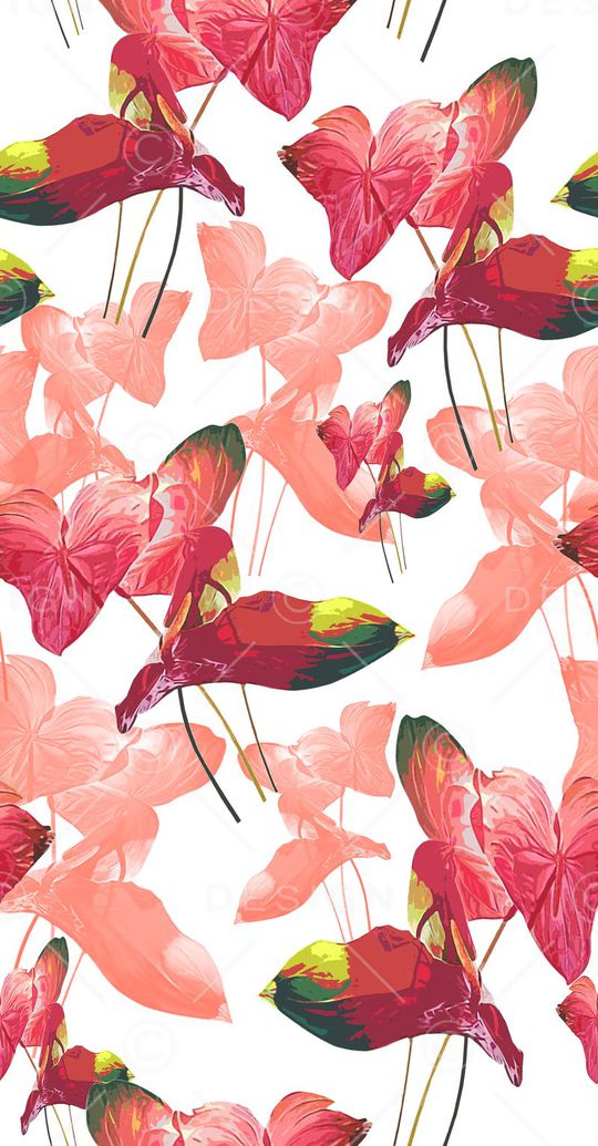 花艺热烈印花华亿平台图片