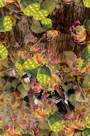 植物印花华亿平台图片