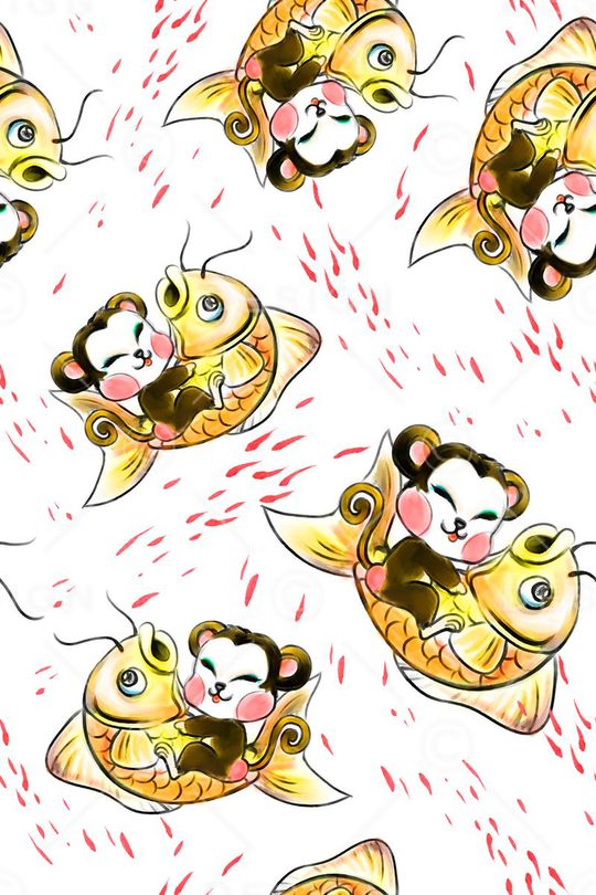 猴子印花华亿平台图片