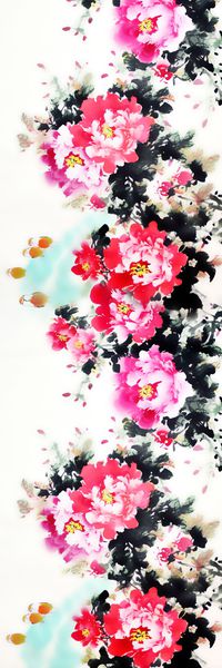 手绘印花华亿平台图片