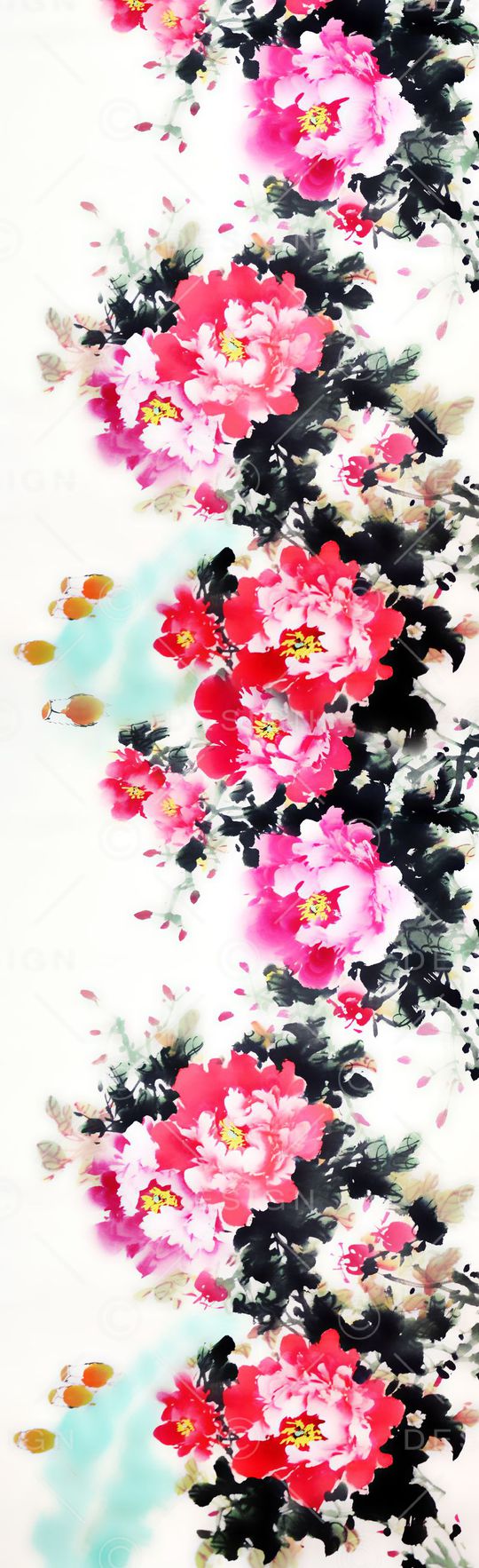 手绘印花华亿平台图片