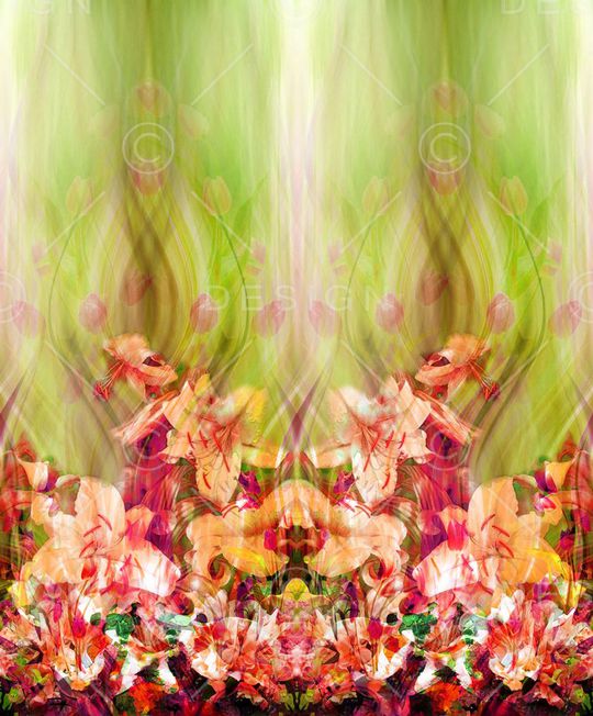 潮流时尚印花华亿平台图片