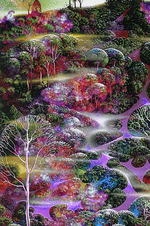 潮流时尚印花华亿平台图片