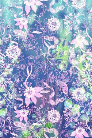 复古风古典印花华亿平台图片