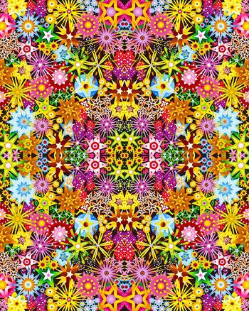 575272-创意抽象几何烟花无缝拼接