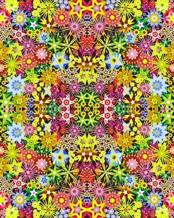 575273-创意抽象几何烟花无缝拼接