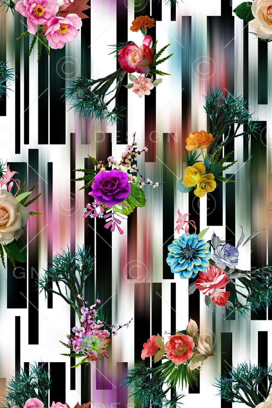 几何印花华亿平台图片