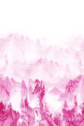 575300-大牌水墨风景印花设计