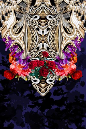 纹样印花华亿平台图片