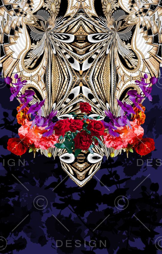 纹样印花华亿平台图片