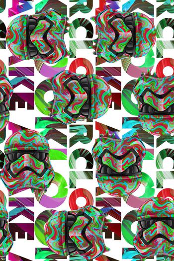 575466-炫彩几何星球大战英文字母