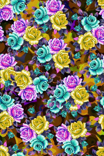 575492-花卉大花朵繁花牡丹家纺女装