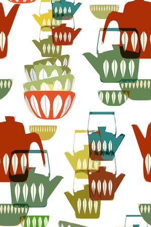 趣味图案印花华亿平台图片