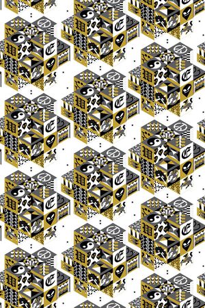 几何印花华亿平台图片