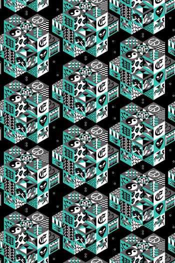 575566-立体几何图形图案传统