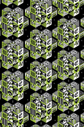 575567-立体几何图形图案传统