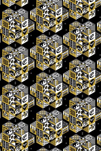 575568-立体几何图形图案传统