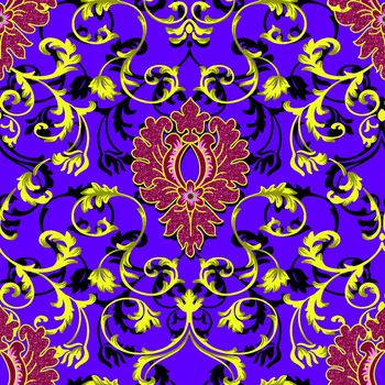 575608-欧式花纹 卷草 肌理 服装 家纺 