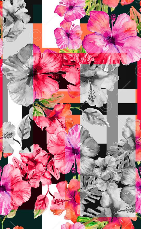 水彩印花华亿平台图片