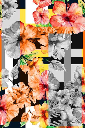 水彩印花华亿平台图片