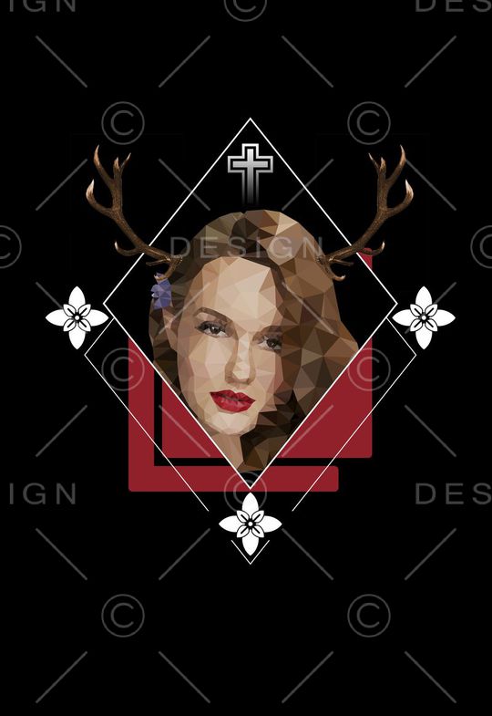 女王风印花华亿平台图片