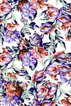 欧美流行印花华亿平台图片