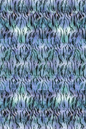 彩色渐变豹纹印花华亿平台图片