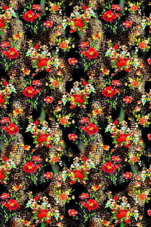 潮流时尚印花华亿平台图片