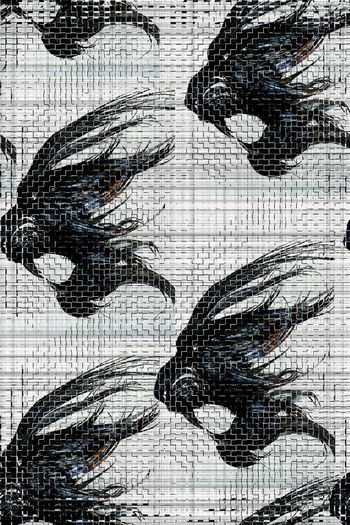 575677-狮子老虎野兽粒子分形艺术几何图形