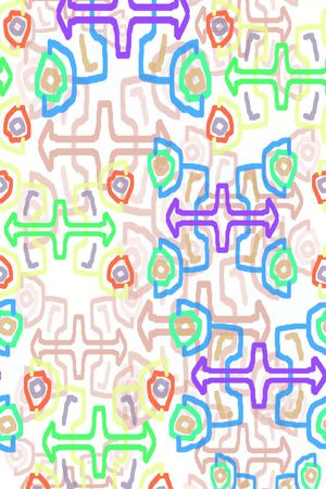 抽象印花华亿平台图片