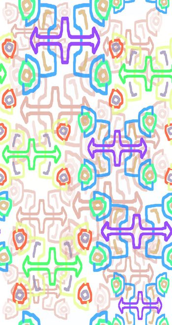 575709-手绘抽象蝶舞纷飞