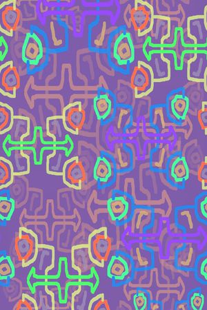 抽象印花华亿平台图片