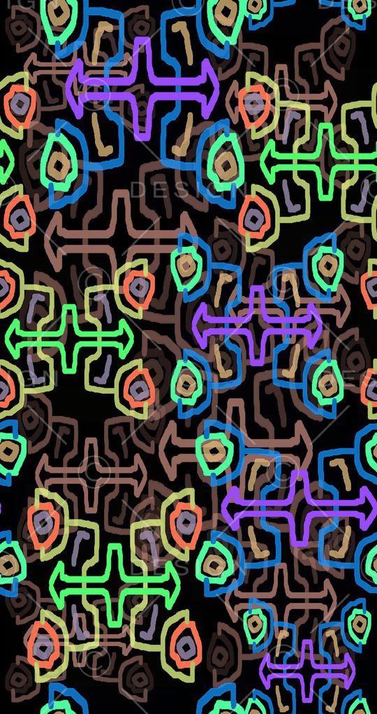 抽象印花华亿平台图片