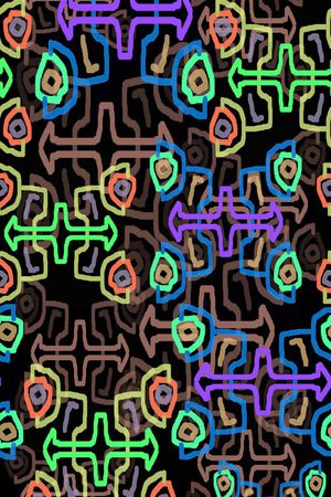 抽象印花华亿平台图片