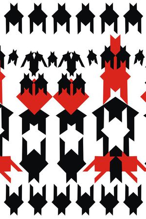 千鸟格印花华亿平台图片