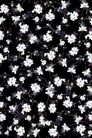 小碎花印花华亿平台图片