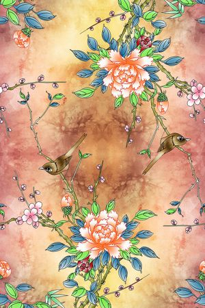 抽象印花华亿平台图片